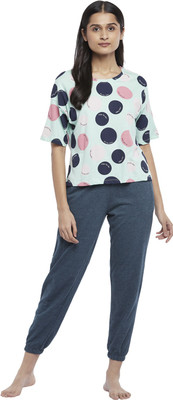 Dreamz by Pantaloons Casual Printed Women Green Top