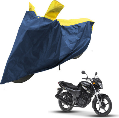 RiderShine Two Wheeler Cover for Yamaha(SZ X, Blue, Yellow)