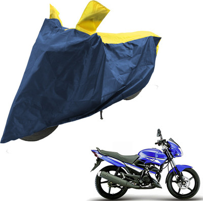 RiderShine Two Wheeler Cover for Yamaha(Gladiator RS, Blue, Yellow)