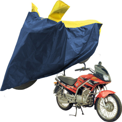 RiderShine Two Wheeler Cover for Kinetic(GF 170, Blue, Yellow)