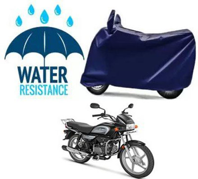 MMSSTAR Waterproof Two Wheeler Cover for Hero(Splendor Plus, Blue)