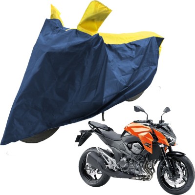 RiderShine Two Wheeler Cover for Kawasaki(Z800, Blue, Yellow)