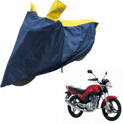 RiderShine Two Wheeler Cover for Yamaha(YBR 125, Blue, Yellow)