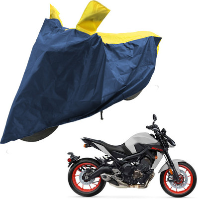 RiderShine Two Wheeler Cover for Yamaha(MT-09, Blue, Yellow)
