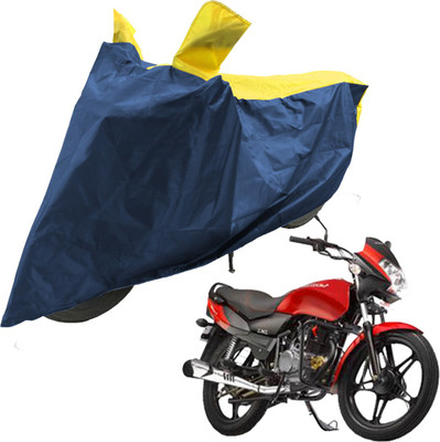 RiderShine Two Wheeler Cover for LML(Freedom LS, Blue, Yellow)