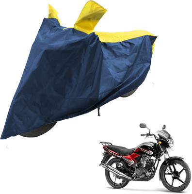 RiderShine Two Wheeler Cover for Yamaha(YBR 110, Blue, Yellow)