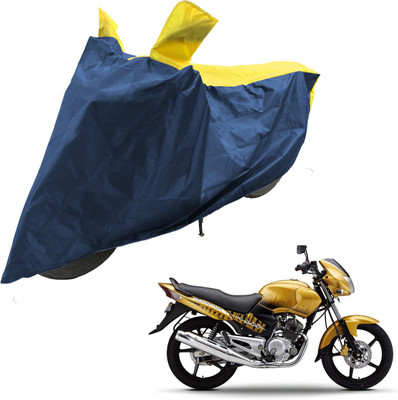 RiderShine Two Wheeler Cover for Yamaha(Gladiator Graffitti, Blue, Yellow)