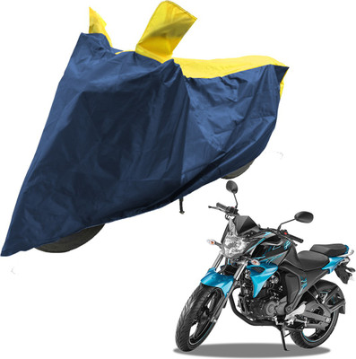 RiderShine Two Wheeler Cover for Yamaha(FZ-S FI, Blue, Yellow)