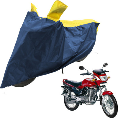 RiderShine Two Wheeler Cover for Hero(Ambition, Blue, Yellow)