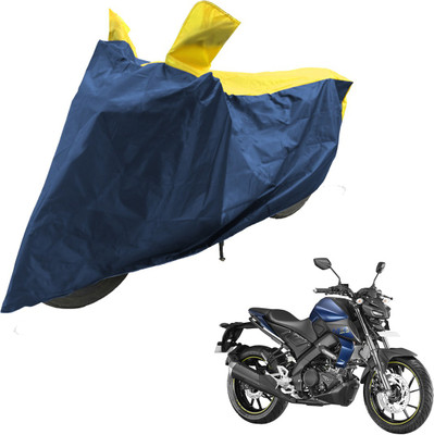 RiderShine Two Wheeler Cover for Yamaha(MT 15, Blue, Yellow)