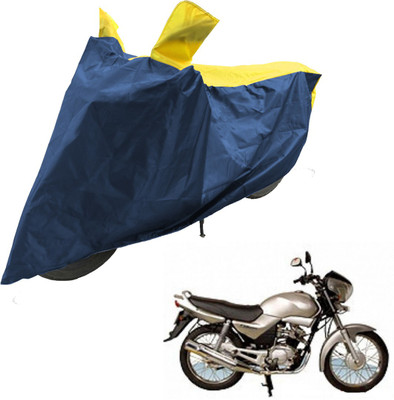 RiderShine Two Wheeler Cover for Yamaha(Libero LX, Blue, Yellow)