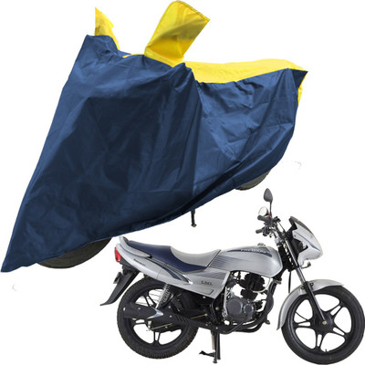 RiderShine Two Wheeler Cover for LML(Freedom DX, Blue, Yellow)