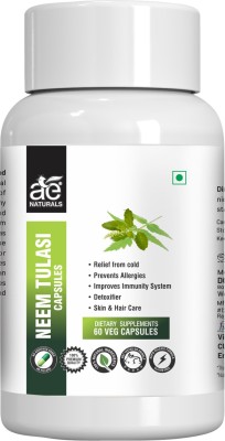 AE Naturals Neem Tulsi Capsules 60 Caps(60 Capsules)