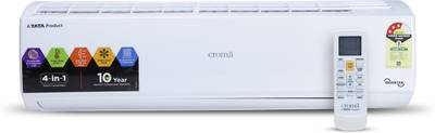 Croma 1.5 Ton 3 Star Split Inverter 4-in-1 Smart Convertible AC  - White