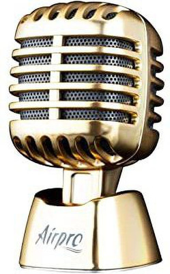 Incendio Airpro - Luxury Mic Man Car Air Freshener Perfume - Gold Bless Portable Car Air Purifier(Gold)