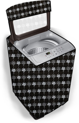 Stylista Top Loading Washing Machine  Cover(Width: 56 cm, Black)