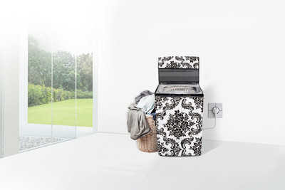 The Furnishing Tree Top Loading Washing Machine  Cover(Width: 53 cm, washing machine cover 5 kg full automatic)