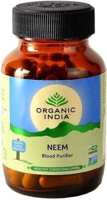 ORGANIC INDIA Neem 60 Capsules Bottle- (Pack Of 3)(Pack of 3)