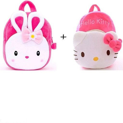 INDIGNITE PRINTED KONGI RABBIT AND COMBO BAG 11 L Backpack(Pink)