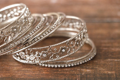 Honbon Metal Bangle Set(Pack of 14)