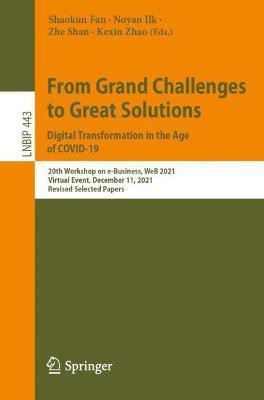 From Grand Challenges to Great Solutions: Digital Transformation in the Age of COVID-19(English, Paperback, unknown)