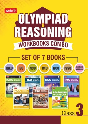 Class 3: Olympiad Workbook and Reasoning Book Combo for NSO-IMO-IEO-NCO-IGKO-ISSO (Set of 7 Books)(Paperback, MTG Editorial Board)