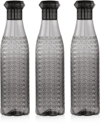 Randal 1000 ml PET Bottle(Pack of 3, Black)