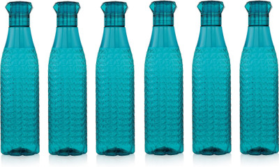 AVAIKSA 1000 ml PET Bottle(Pack of 6, Blue)