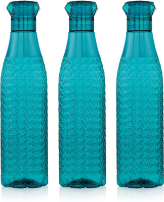 AVAIKSA 1000 ml PET Bottle(Pack of 3, Blue)