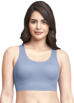 Amante SKINS Women Cami Bra Non Padded Bra(Light Blue)