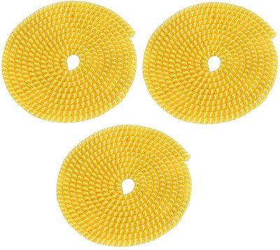 ABlue Clipper Cable Protector, Data Cable and headphone Saver, Cord Protective Cover pack of 3 Cable Protector(Yellow)