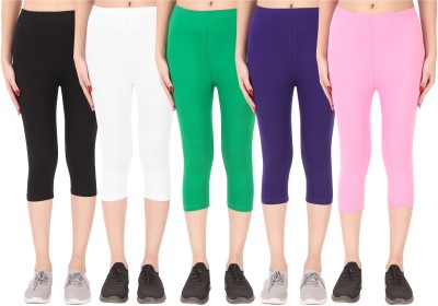 Ayvina Cotton Lycra capri for women,capri for ladies,capri for girls Women Multicolor Capri