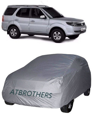 ATBROTHERS Car Cover For Tata Safari (7 Seater) (Without Mirror Pockets)(Grey)