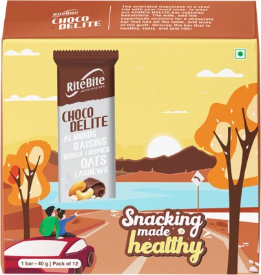 RiteBite Choco Delite Bars Box(12 x 40 g)