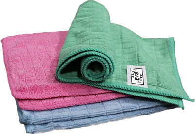 SOMUDEE Wet and Dry Microfiber Cleaning Cloth(3 Units)
