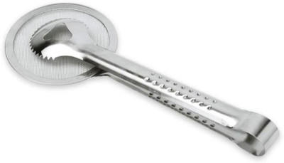 PANTH ENTERPRISE Multi-Functional 2 in 1 Fry Tool Filter Spoon Collapsible Strainer(Silver Pack of 1)