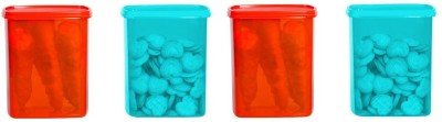 VARMORA Plastic Utility Container  - 1850 ml(Pack of 4, Multicolor)