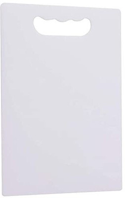 Bimex Plastic Cutting Board(White Pack of 1 Dishwasher Safe)