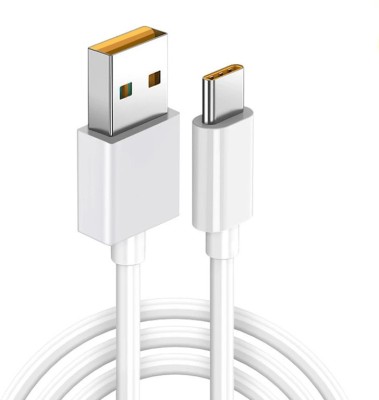 Accessories At Cost USB Type C Cable 65 A 1 m 65W 50W 30W / 6.5A / 6A / SUPERVOOC/VOOC/SUPERDART/Fast Charging Type C Cable(Compatible with Realme X50 / C3 / 6 / 7 / 8 Pro / 8 / 7 Pro / 7 5G / 6 / 6 Pro / 6S / 6i |Yellow, White, One Cable)
