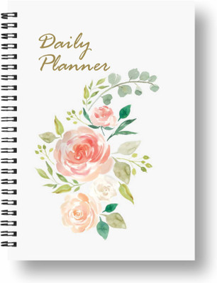 Papco diary A5 Planner Planner 144 Pages(White, Multicolor)