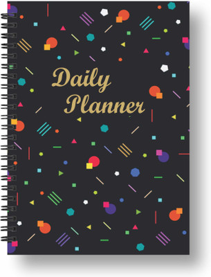 Papco Planner A5 Planner Ruled 144 Pages(Black)