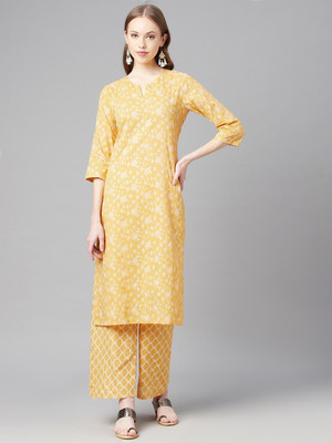 Poshak Hub Women Kurta Palazzo Set