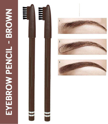 tanvi27 MATTE FINISH WATER PROOF & LONG LASTING EYE BROW PENCIL(BROWN)