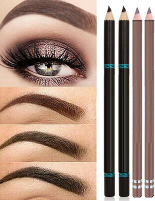 tanvi27 BLACK & BROWN BOLD MATTE FINISH WATER PROOF & LONG LASTING EYE BROW PENCIL(BLACK, BROWN)
