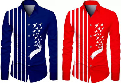 jrk enterprise Polycotton Printed Shirt Fabric