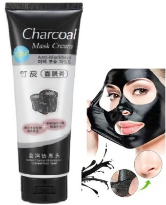 AMOSFIA Black Heads & White Heads Deep Skin Charcoal Peel Off Mask(130 g)