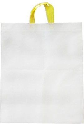 Arka Non Woven Loop Handle 12x16 - 150 Pcs Carry Bags Pack of 150 Grocery Bags(White)