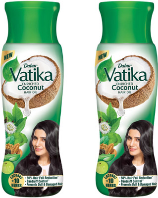 Dabur Vatika Enriched Coconut -10+ Herbs Hair Oil (900 ml)