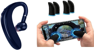 XITARA Combo pack pubg finger sleeves with s109 bt calling music Bluetooth(Black, True Wireless)