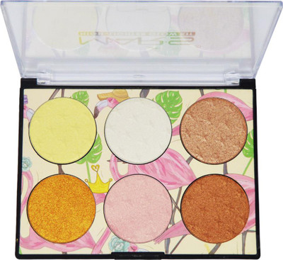 MARS 6 Color Glow Highlighter Palette kit Highlighter(Multicolor)
